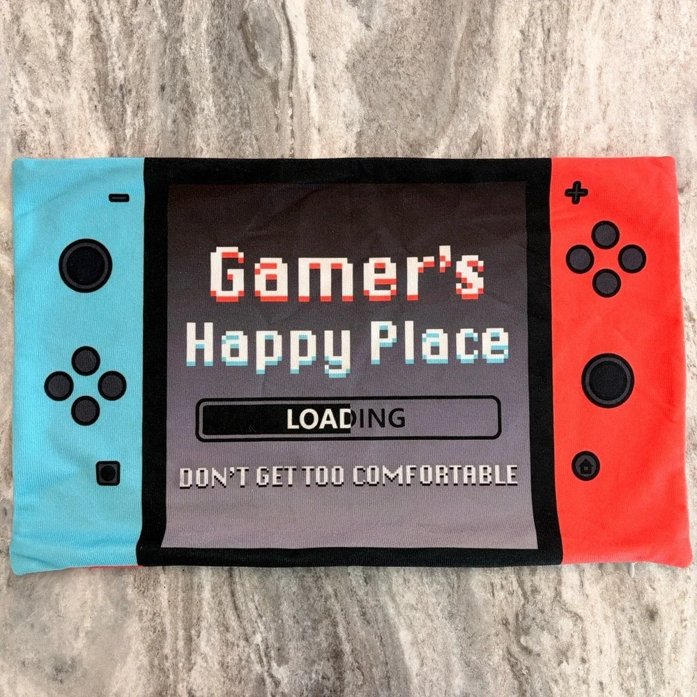 Gaming Pillow Case , Controller Coin Pouch & Pencil Case Bundle Gamer Gift Lot